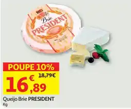 Auchan Queijo Brie PRESIDENT promoção