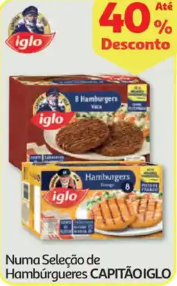 Auchan Numa Seleção de Hambúrgueres CAPITÃO IGLO promoção