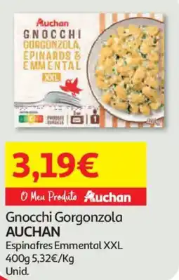 Auchan Gnocchi Gorgonzola AUCHAN promoção