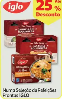 Auchan Numa Seleção de Refeições Prontas IGLO promoção