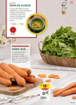 Continente CENOURA CONTINENTE promoção