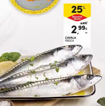 Continente Cavala fresca promoção