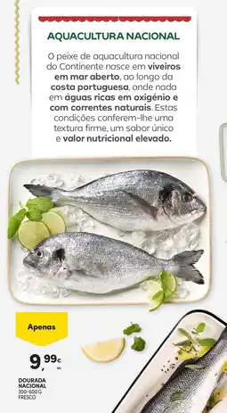 Continente Dourada nacional promoção