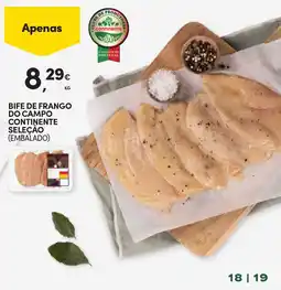 Continente Bife de frango do campo continente seleção (embalado) promoção