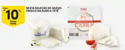 Continente Cesto c/ queijos tete promoção