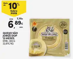 Continente Queijo são jorge dop 12 meses promoção