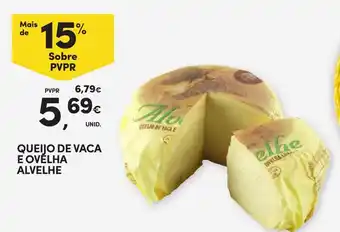 Continente Queijo de vaca e ovelha alvelhe promoção