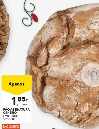 Continente Pão assinatura centeio promoção