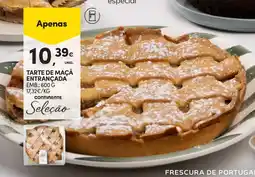 Continente Tarte de maçã entrançada promoção
