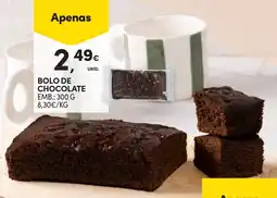 Continente Bolo de chocolate promoção