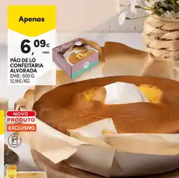 Continente Pão de ló confeitaria alvorada promoção