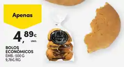 Continente Bolos económicos promoção