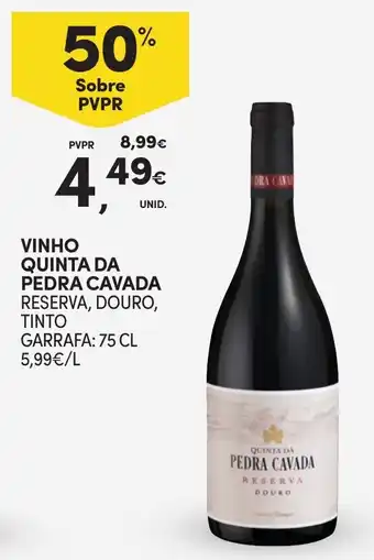 Continente Vinho quinta da pedra cavada promoção