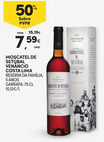 Continente Moscatel de setubal venancio costa lima promoção