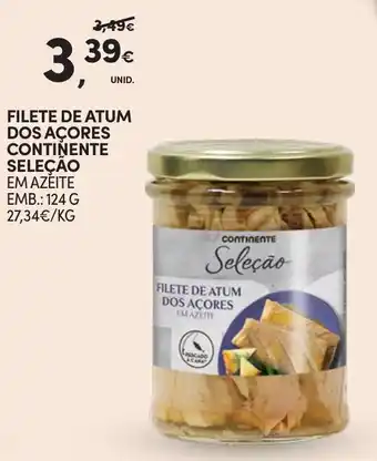 Continente Filete de atum dos açores continente seleção promoção