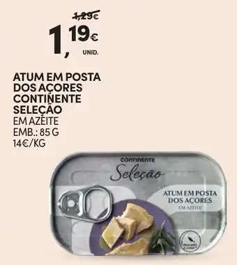 Continente Atum em posta dos açores continente Seleção promoção