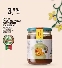 Continente Doces pack poupança continente equilibrio promoção