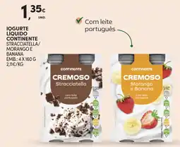 Continente Iogurte liquido continente promoção