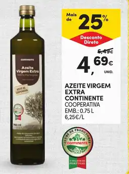Continente Azeite virgem extra continente cooperativa promoção