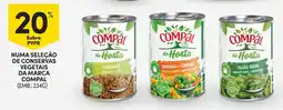 Continente Numa seleção de conservas vegetais da marca compal promoção