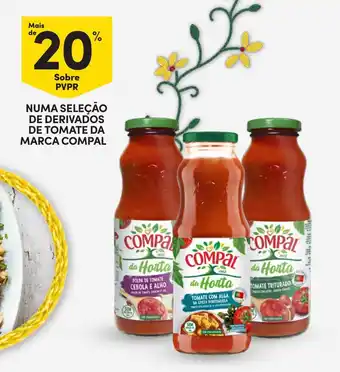 Continente Numa seleção de derivados de tomate da marca compal promoção