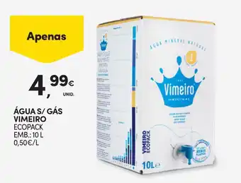 Continente Água s/ gás vimeiro ecopack promoção