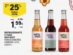 Continente Refrigerante c/gas whynot promoção