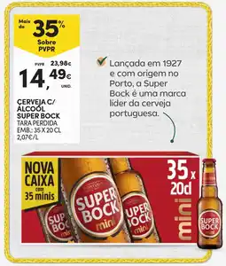 Continente Cerveja c/ alcoól super bock promoção