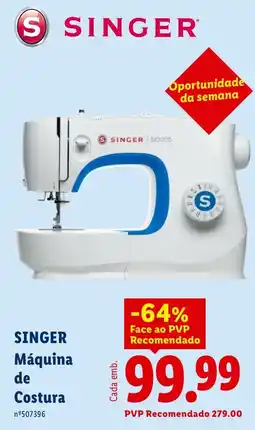 Lidl SINGER Máquina de Costura promoção
