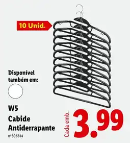 Lidl W5 Cabide Antiderrapante promoção