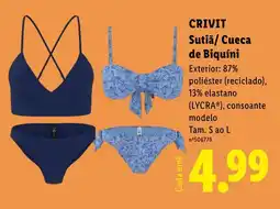 Lidl CRIVIT Sutiã/ Cueca de Biquíni promoção