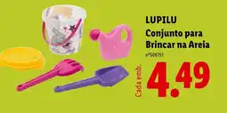 Lidl LUPILU Conjunto para Brincar na Areia promoção
