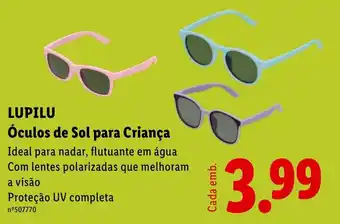 LUPILU Óculos de Sol para Criança