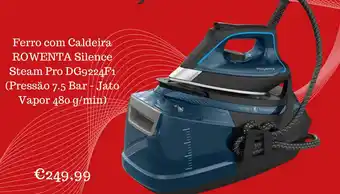 Ferro com Caldeira ROWENTA Silence