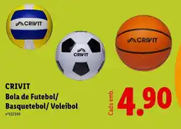 Lidl CRIVIT Bola de Futebol/ Basquetebol/Voleibol promoção
