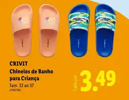 Lidl CRIVIT Chinelos de Banho para Criança promoção