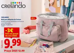 Lidl CRELANDO Mala para Máquina de Costura promoção