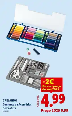 Lidl CRELANDO Conjunto de Acessórios de Costura promoção