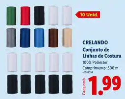 Lidl CRELANDO Conjunto de Linhas de Costura promoção