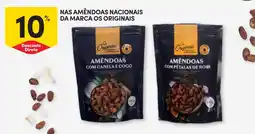 Continente Nas amêndoas nacionais da marca os originais promoção