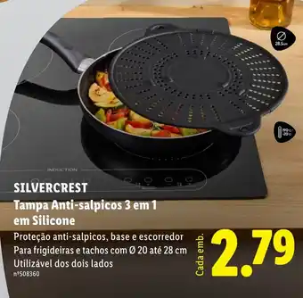SILVERCREST Tampa Anti-salpicos 3 em 1 em Silicone