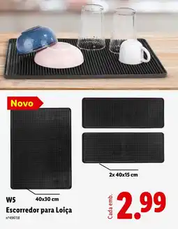 Lidl W5 Escorredor para Loiça promoção