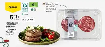 Continente Hambúrguer de novilho aberdeen angus continente seleçao promoção