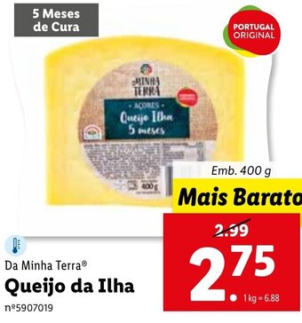 Lidl Da Minha Terra Queijo da Ilha 400g promoção