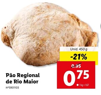 Lidl Pão Regional de Rio Maior 450g promoção