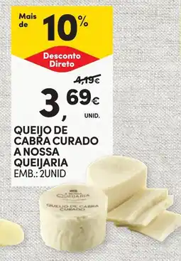 Continente Queijo de cabra curado a nossa queijaria promoção