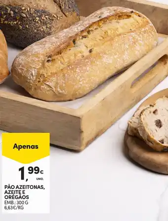 Continente Pão azeitonas, azęitę e orégãos promoção