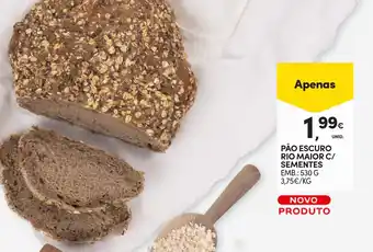 Continente Pão escuro rio maior c/ sementes promoção