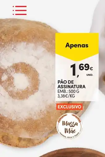 Continente Pão de assinatura promoção