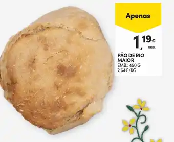 Continente Pão de rio maior promoção